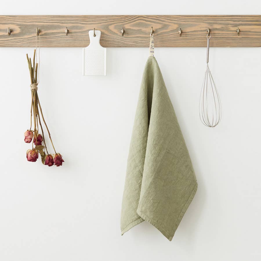 Linen Kitchen Towel (Sage)