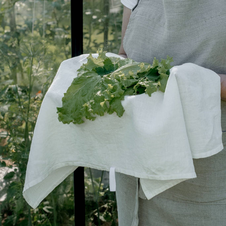Linen Kitchen Towel (Off-White)