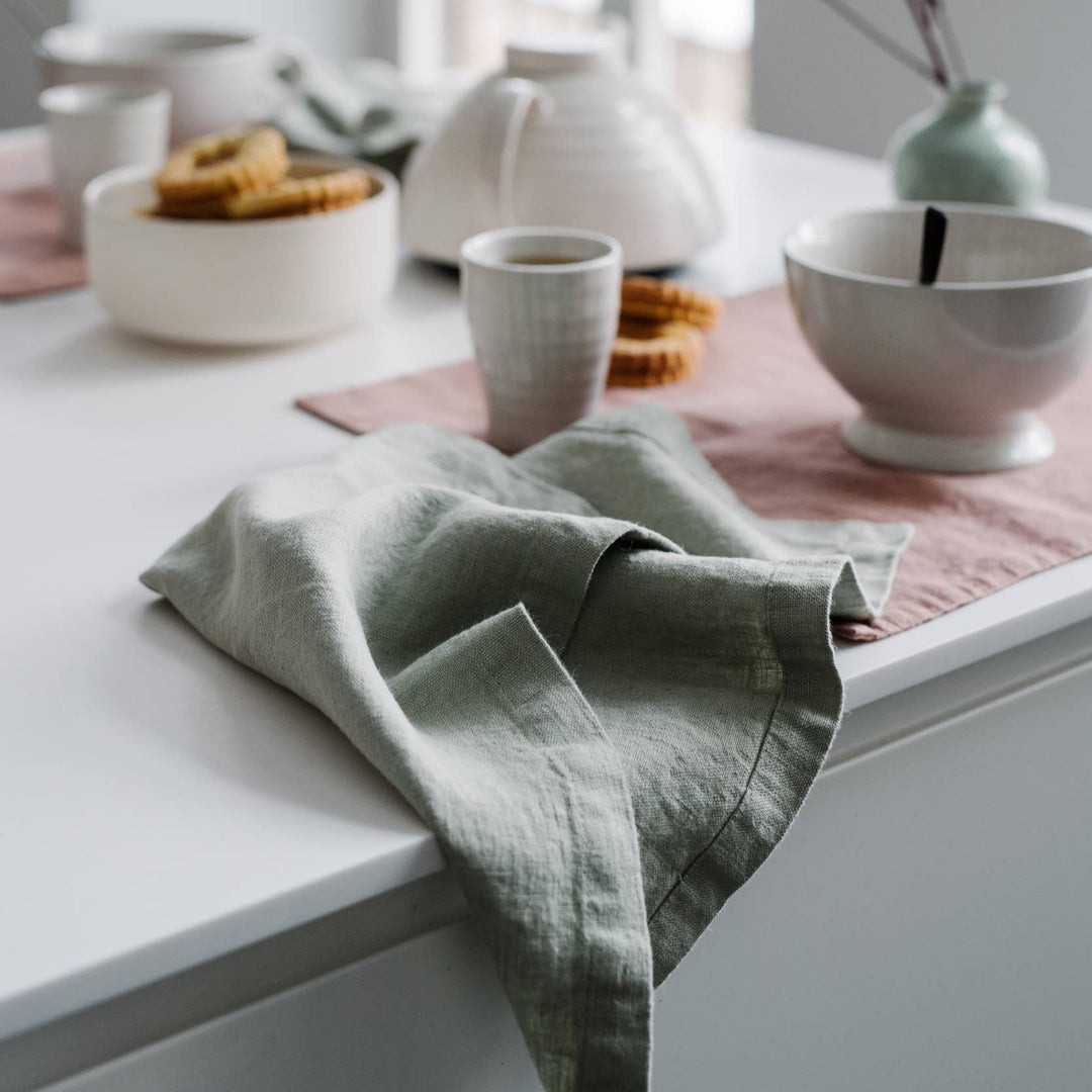 Linen Napkins (Sage)