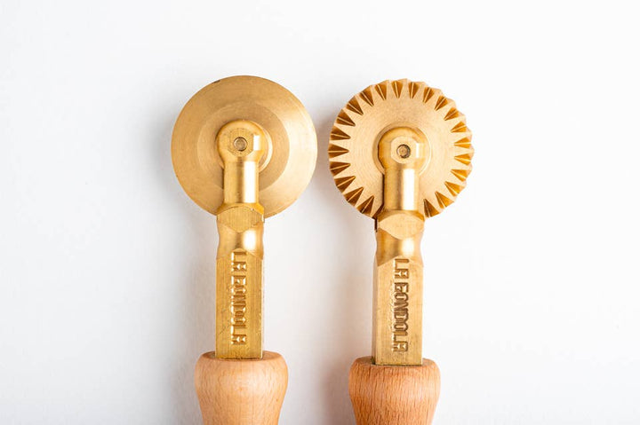 Pasta Cutter Set in Brass