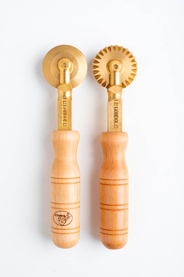 Pasta Cutter Set in Brass